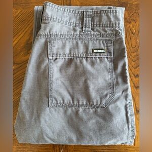 Berne‎ Mens Cargo Pants 32x34 Gray Tactical Utility Rip Stop Workwear Outdoor